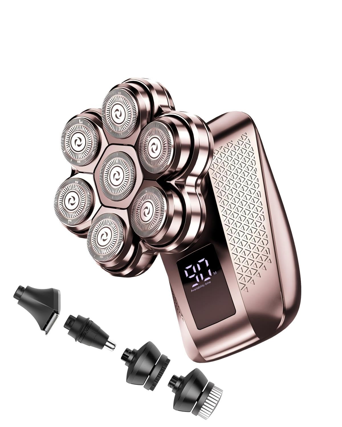 TEPOTZ Type-C Fast Charging Rotary Shaver front view