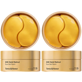 TEREZ & HONOR 24K Gold Retinol Eye Patches front view