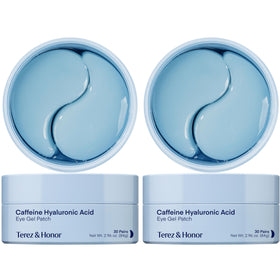 TEREZ & HONOR Caffeine Hyaluronic Acid Under Eye Patches packaging front view