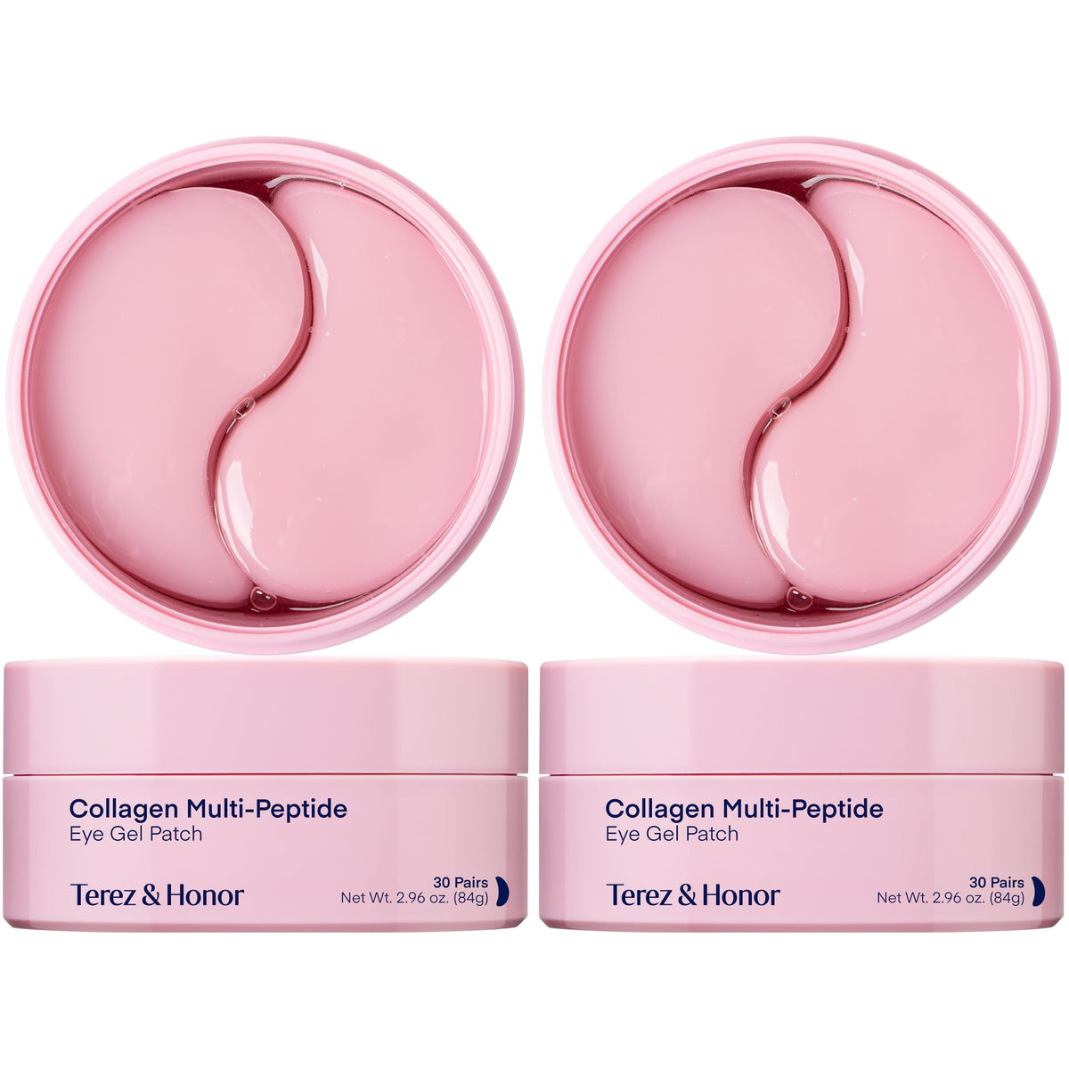TEREZ & HONOR Collagen Peptides Under Eye Patches front view