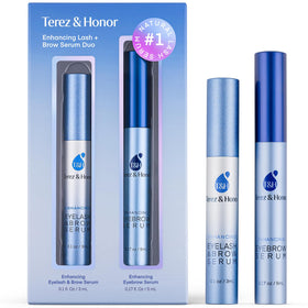 TEREZ & HONOR Eyelash and Eyebrow Serum Duo Pack front view