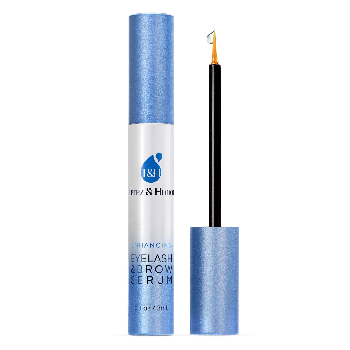 TEREZ & HONOR Eyelash Serum 3mL front view with applicator