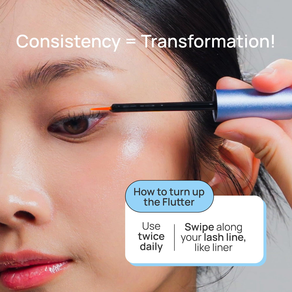 TEREZ & HONOR Eyelash Serum with natural ingredients
