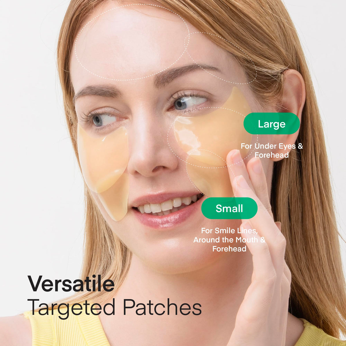 TEREZ & HONOR Vitamin C Eye Patches with ingredients list