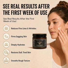 Terra Lotus Balm applied on hand, demonstrating smooth texture