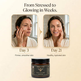 Terra Lotus balm in lifestyle setting, highlighting natural ingredients