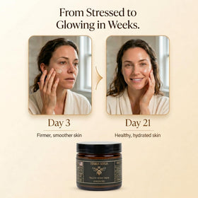 Terra Lotus Organic Beef Tallow Balm 2 Oz Vanilla in lifestyle setting