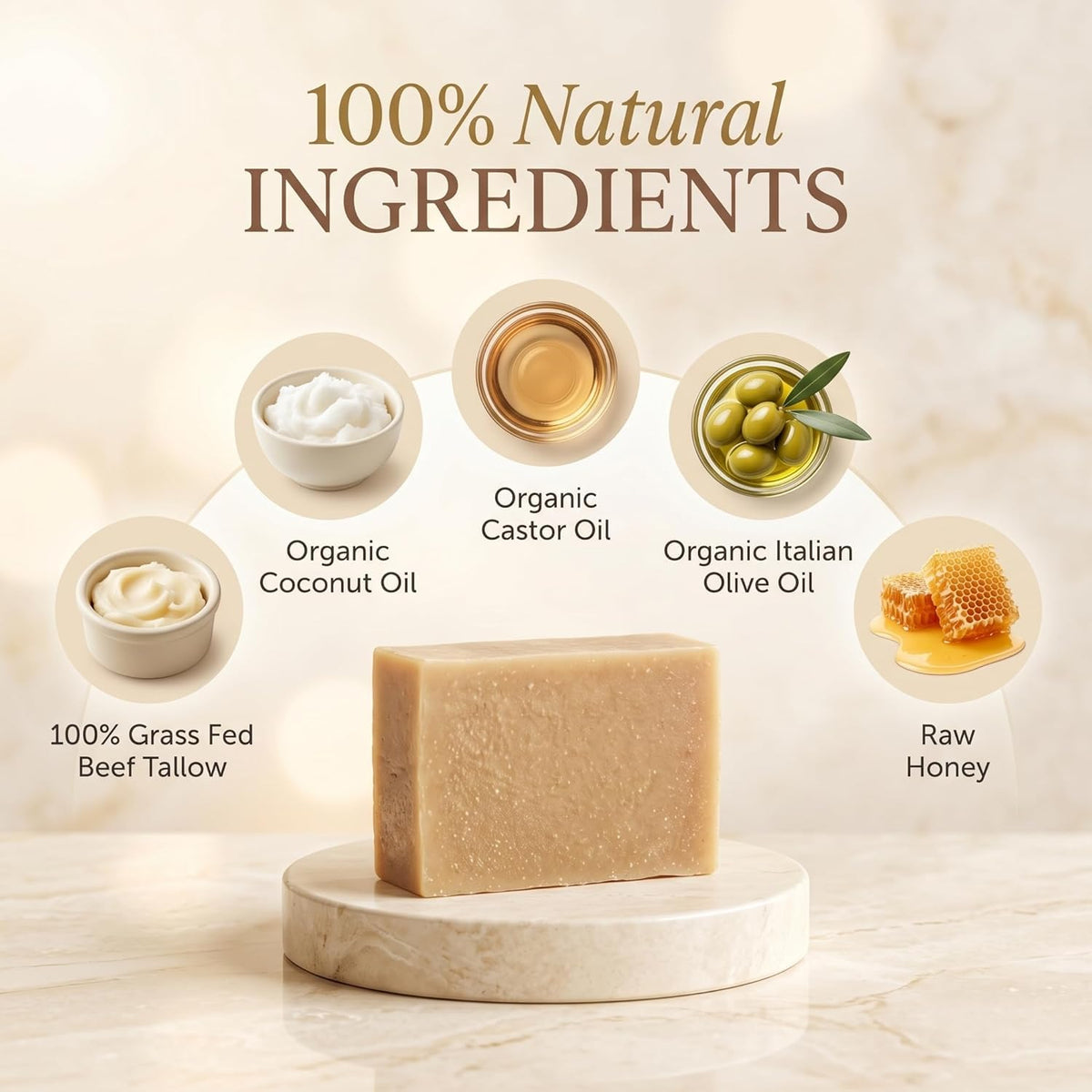 Terra Lotus Organic Tallow Soap bar lather demonstration