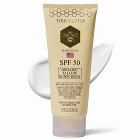Terra Lotus Organic Tallow Sunscreen SPF 50 front view