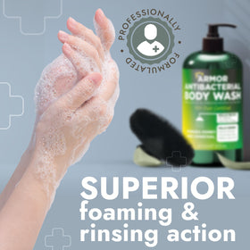 Terramed body wash packaging details