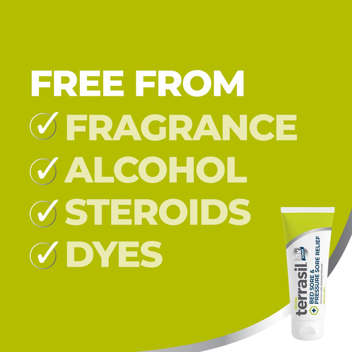 terrasil Bed Sores Cream ingredients list