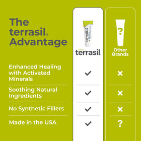 terrasil Bed Sores Cream on a bedside table
