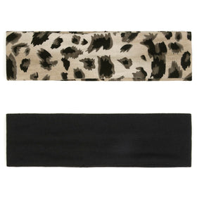TERSE Cheetah Headband in white colour displayed