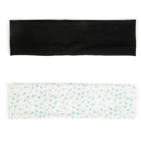 TERSE gray headband with soft fabric texture