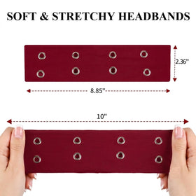 TERSE Grommet Headband worn by model during workout