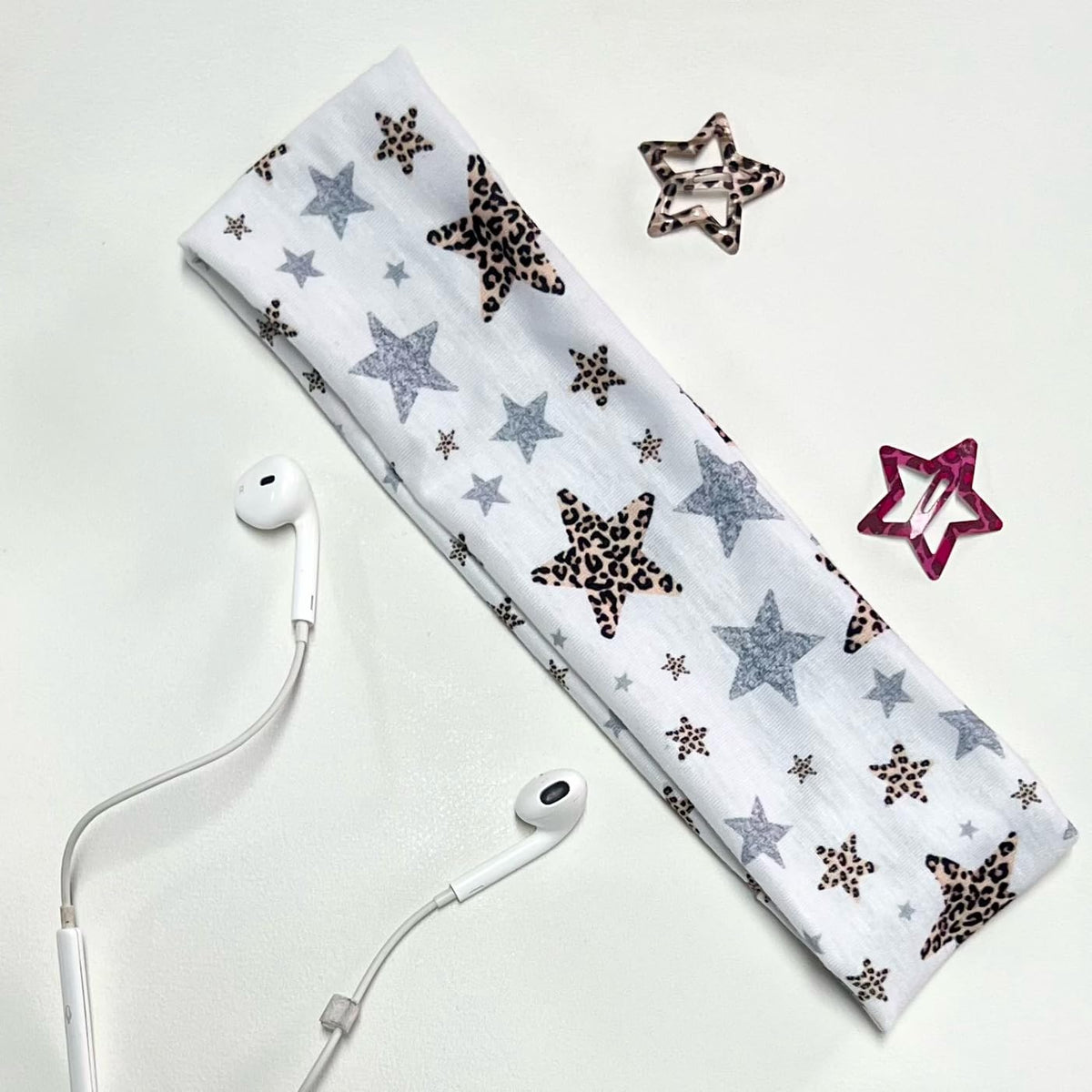 TERSE headband showcasing its soft cotton fabric