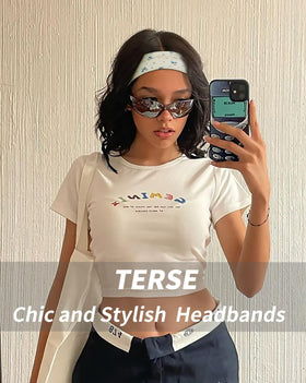 TERSE headbands in a stylish arrangement