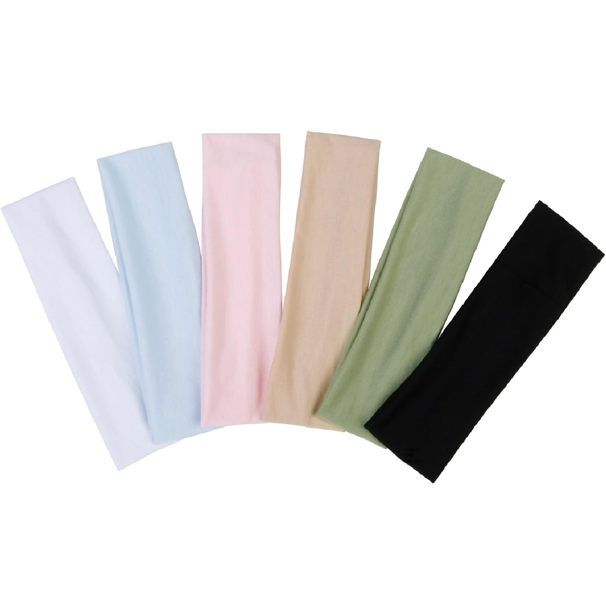 TERSE women's headband in black, front view