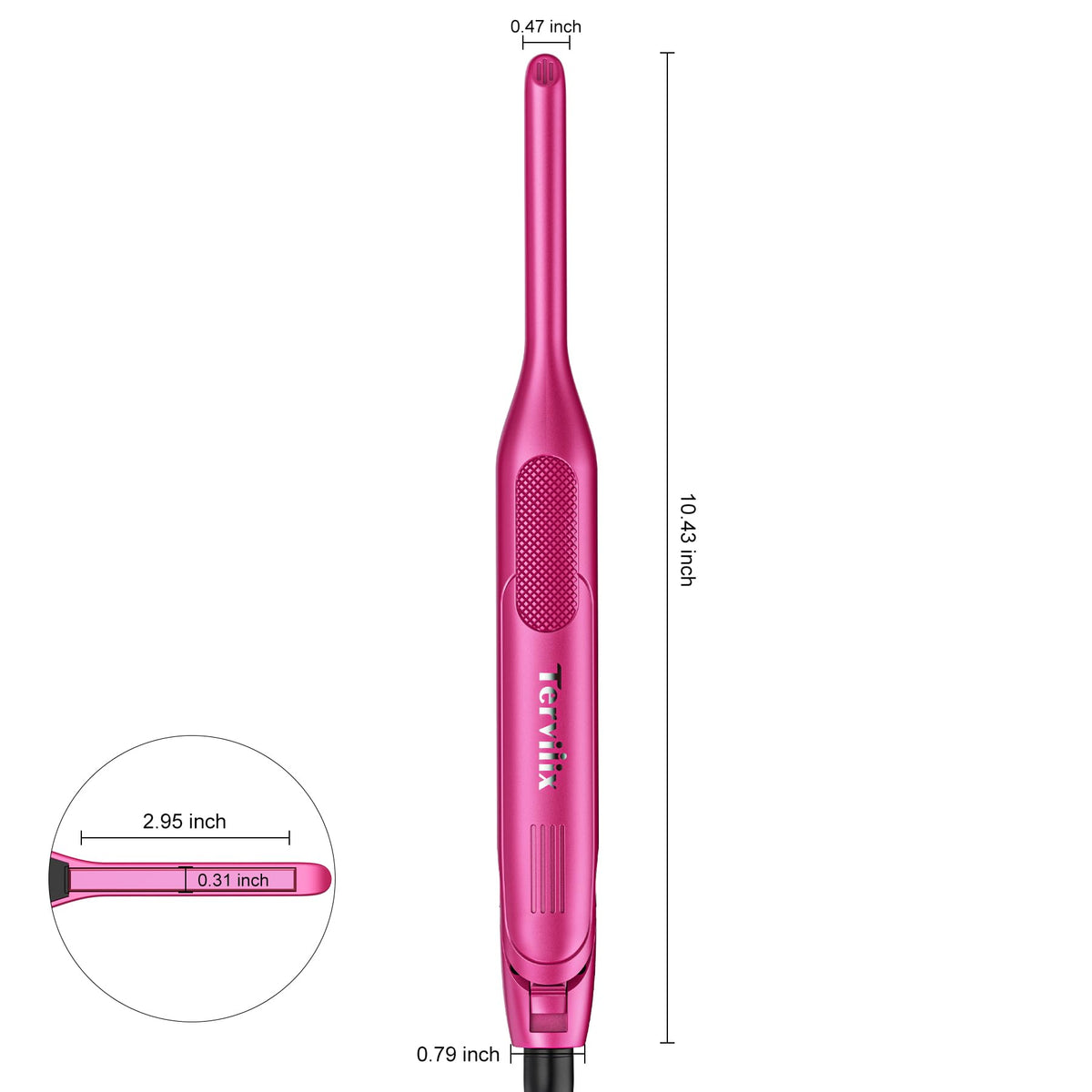 Terviiix Mini Flat Iron showing precision plates
