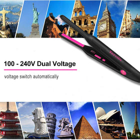 Terviiix Mini Hair Straightener with 360-degree swivel cord