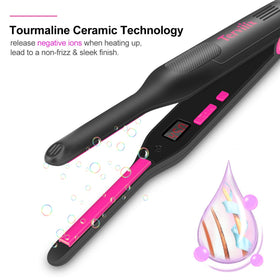 Terviiix Mini Hair Straightener with adjustable temperature settings