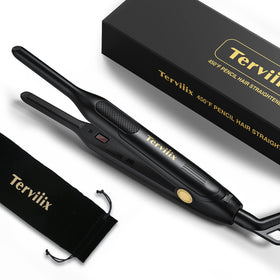Terviiix Pencil Flat Iron front view with narrow plates