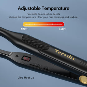 Terviiix Pencil Flat Iron in travel pouch