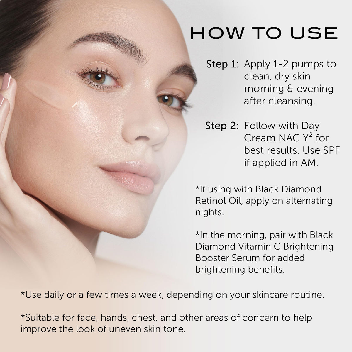 Texture of 111SKIN Dark Spot Correcting Serum on skin