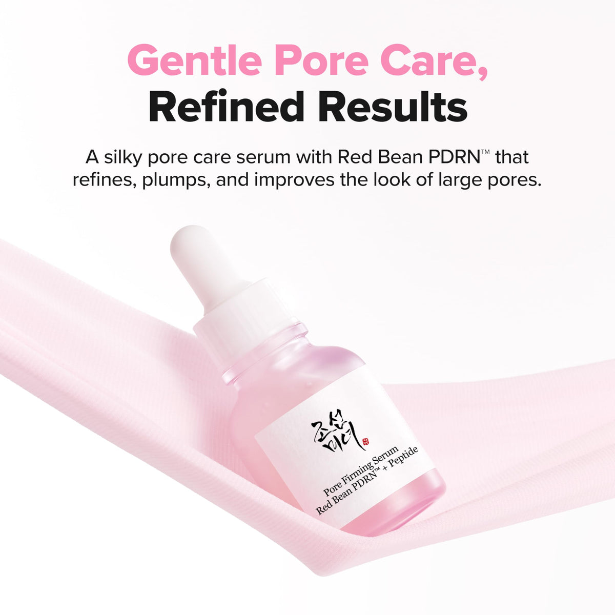 Texture of Beauty of Joseon Pore Firming Serum on hand
