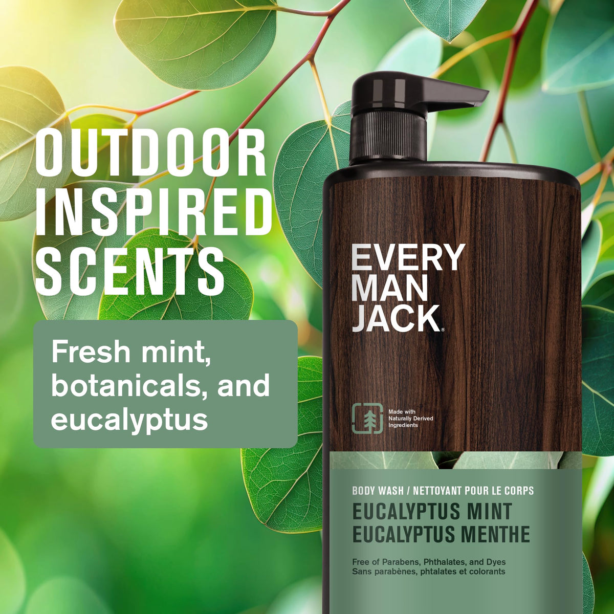 Texture of Every Man Jack Hydrating Body Wash Eucalyptus Mint