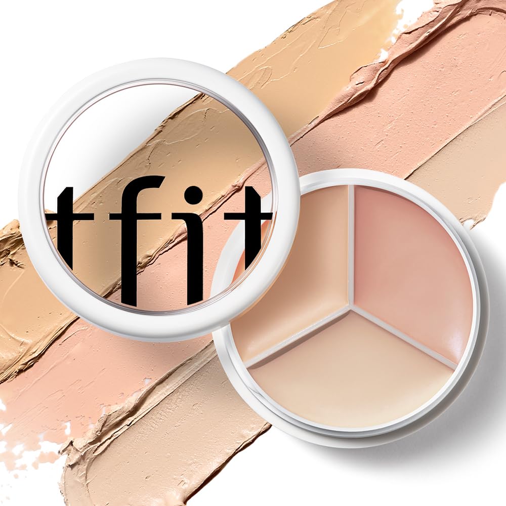 TFIT 3 Color Concealer Cream Palette with shades visible
