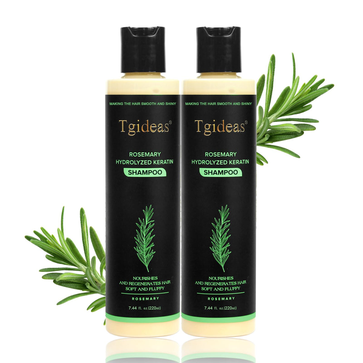 Tgideas Rosemary Biotin Shampoo 2-Pack front view