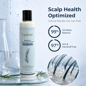 Tgideas Rosemary Keratin Conditioner close-up of cap