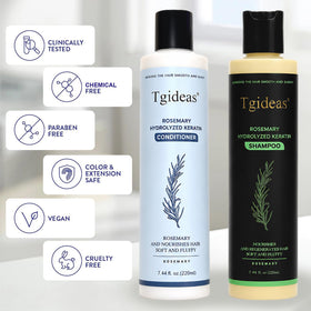 Tgideas Rosemary Keratin Conditioner texture on hand