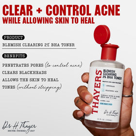 THAYERS Blemish Clearing Toner bottle side view