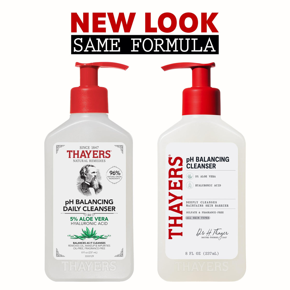 THAYERS Daily Cleanser bottle side view