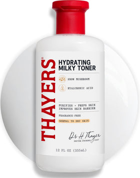 THAYERS Milky Face Toner 355mL front view with label