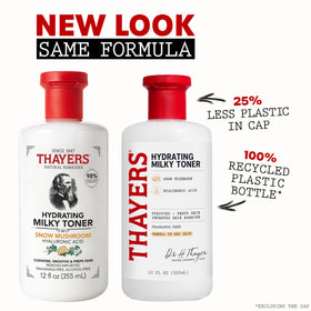 THAYERS Milky Face Toner bottle side view