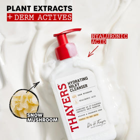 THAYERS Milky Hydrating Face Cleanser 8 Fl Oz side view