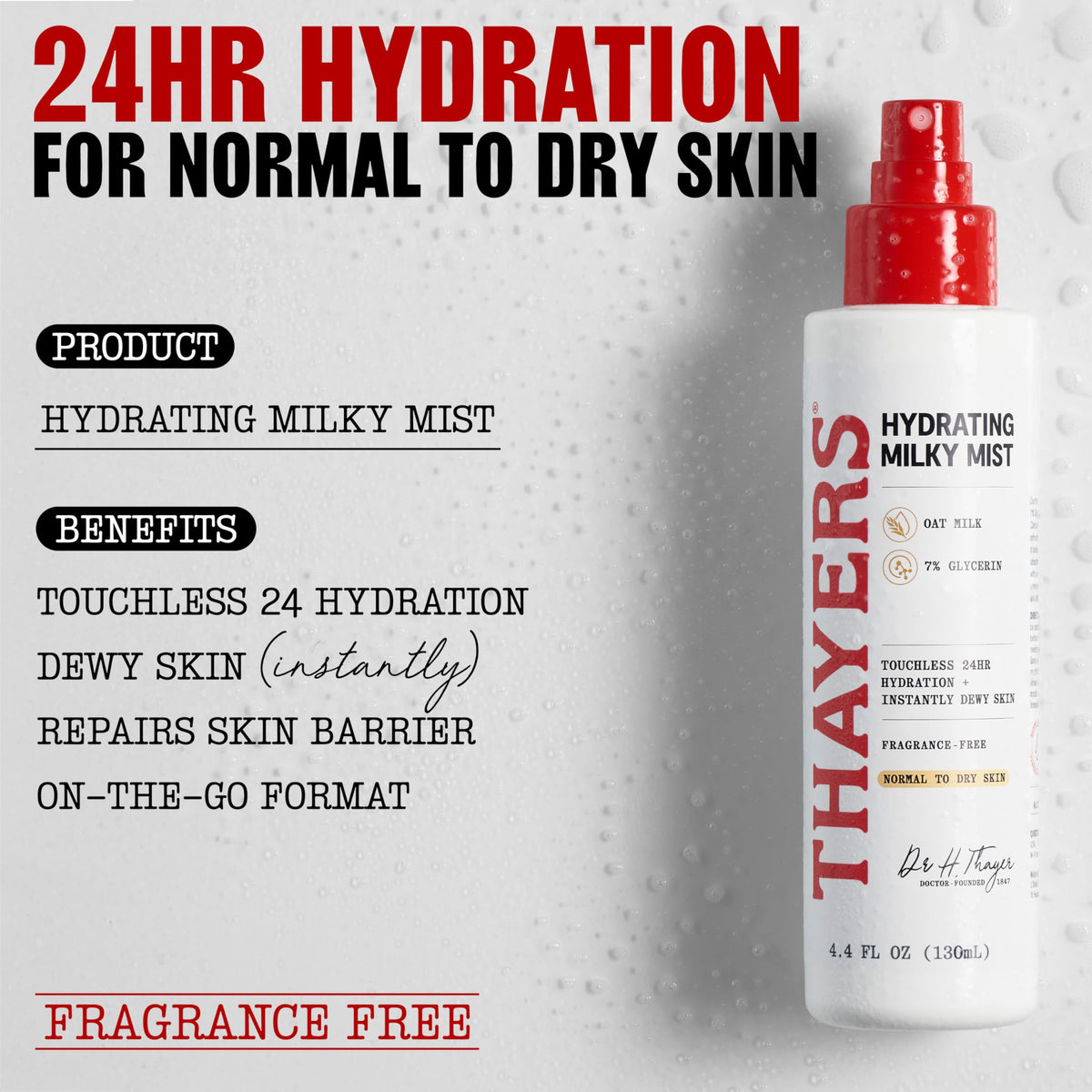 THAYERS Milky Mist spray nozzle close-up