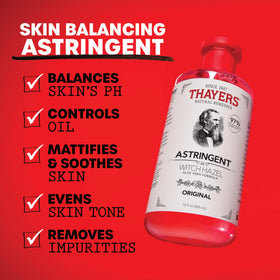 THAYERS Original Witch Hazel Astringent with Aloe Vera side view