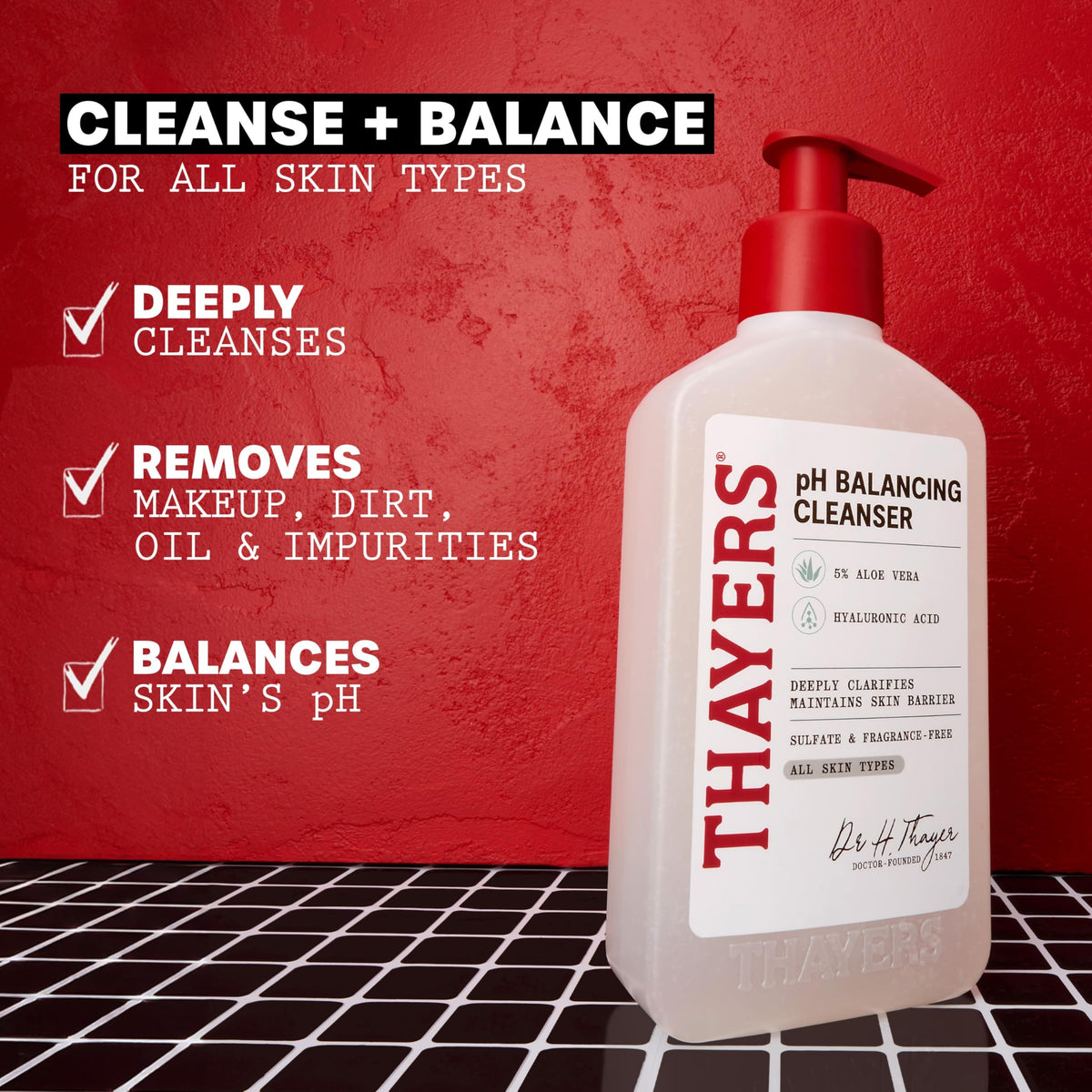 THAYERS pH Balancing Cleanser texture close-up
