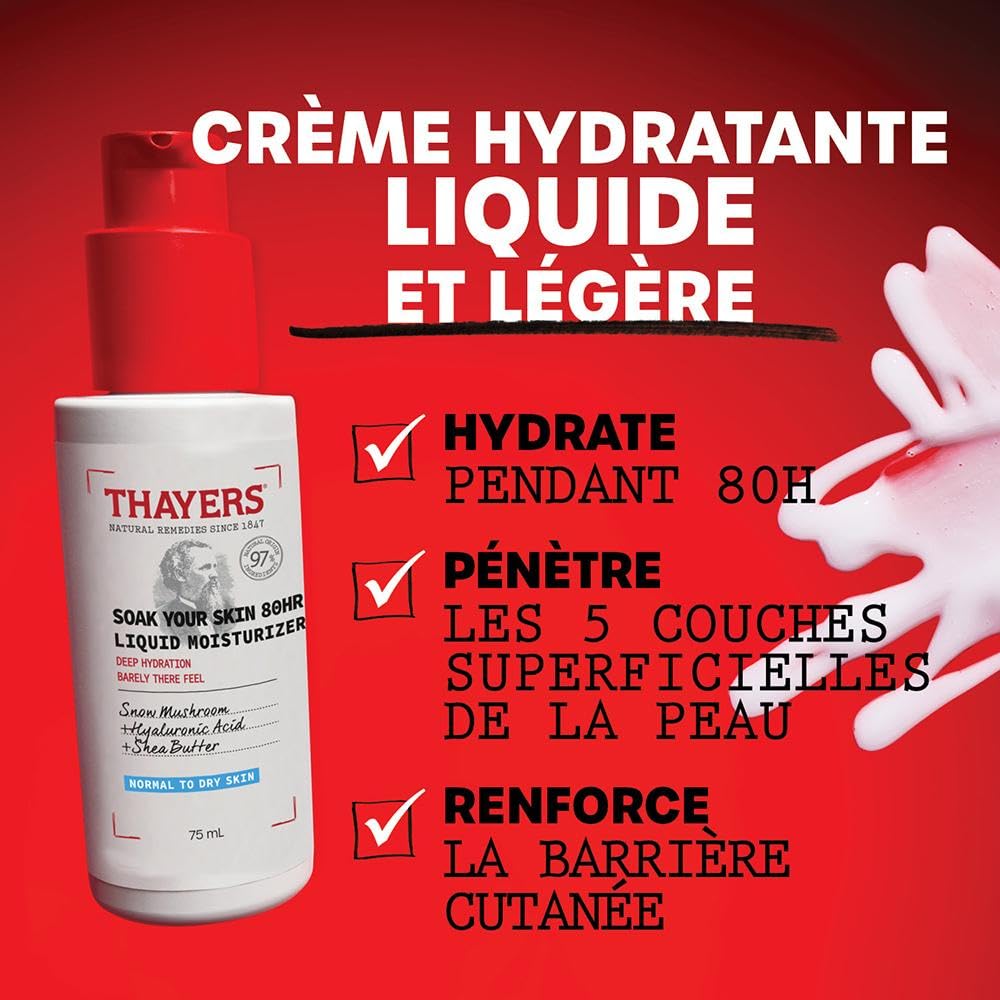 THAYERS Soak It Up Moisturizer side view showing texture