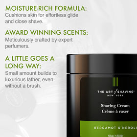 The Art of Shaving Bergamot & Neroli Shaving Cream packaging