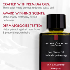 The Art of Shaving Pre-Shave Beard Oil 2 Fl Oz packaging