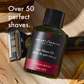 The Art of Shaving Pre-Shave Beard Oil close-up of texture