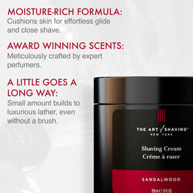 The Art of Shaving Sandalwood Shaving Cream packaging