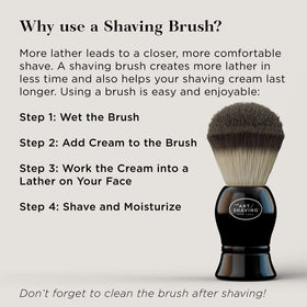 The Art of Shaving Sandalwood Shaving Cream with shaving brush