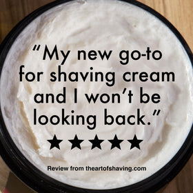 The Art of Shaving Unscented Shaving Cream 5 Fl Oz side view