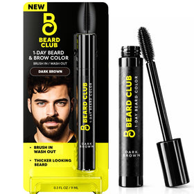 The Beard Club 1 Day Temporary Beard Dye Dark Brown front view